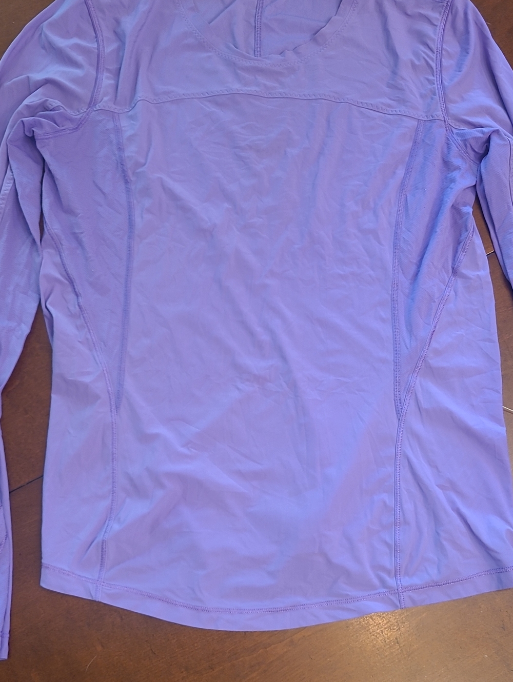 Lululemon Lavender Long Sleeve Athletic Top